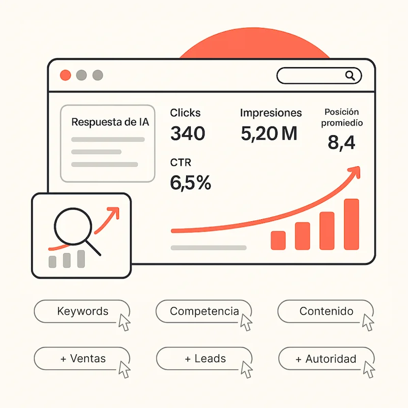 Infografía sobre lo que hace una agencia de SEO