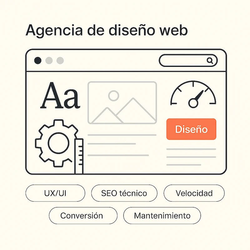 Que hace una agencia de diseño web, infografía
